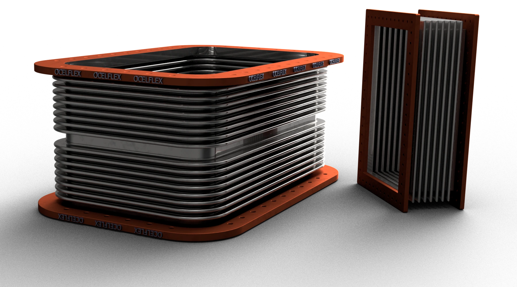 In Line Pressure Balanced metal expansion joint installation