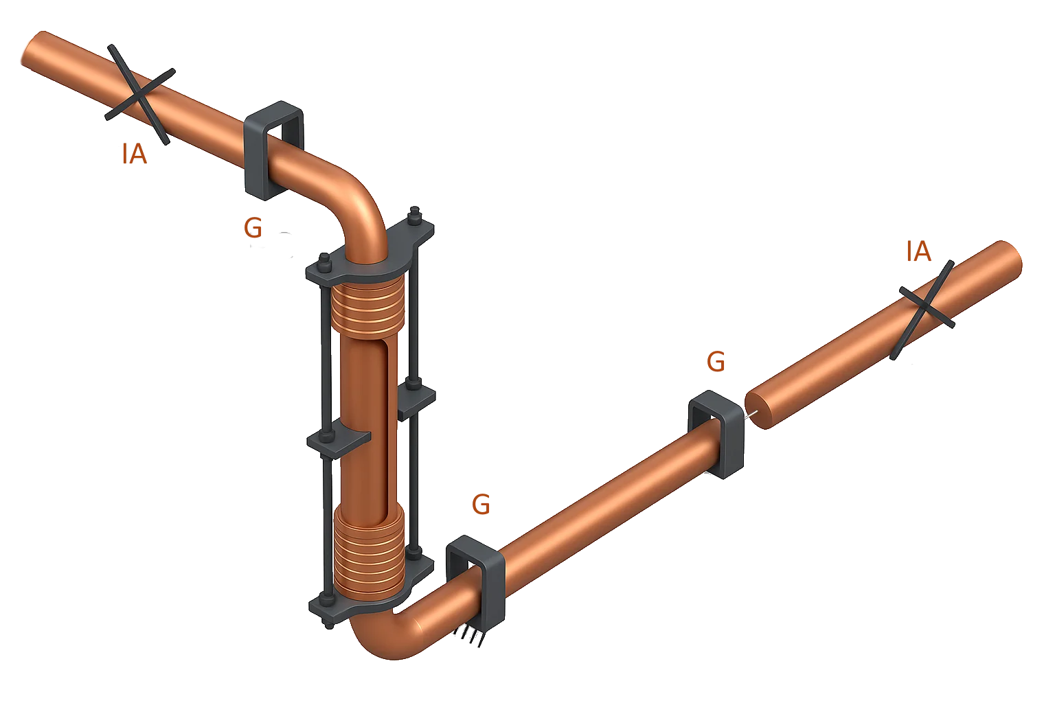 Fixed Flange Metal Expansion Joint