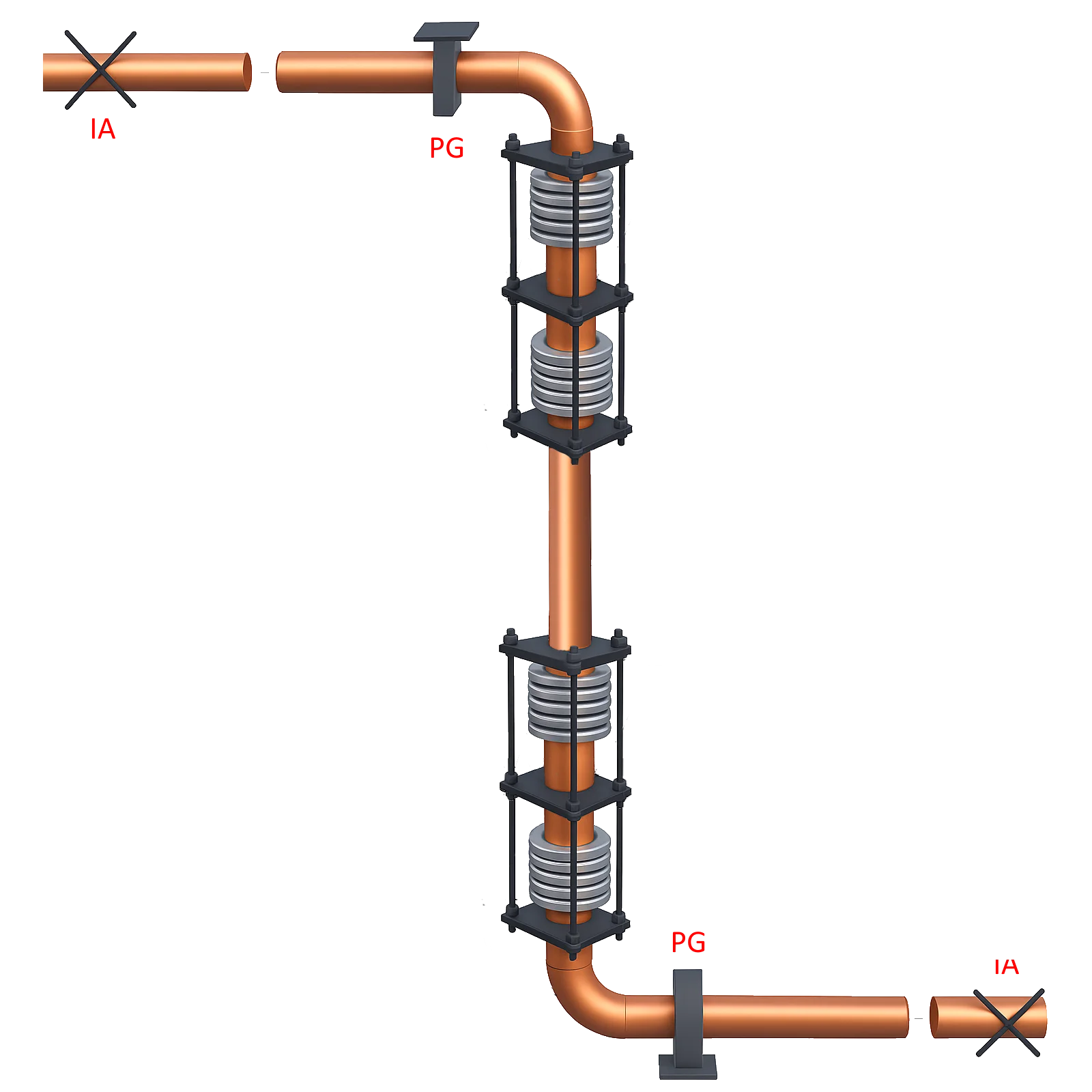 Fixed Flange Metal Expansion Joint