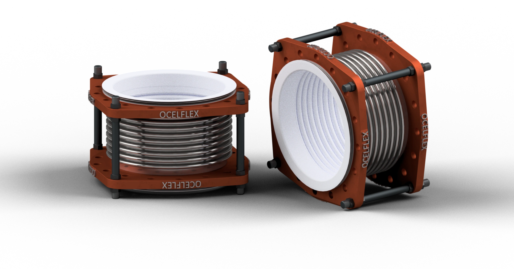 In Line Pressure Balanced metal expansion joint installation