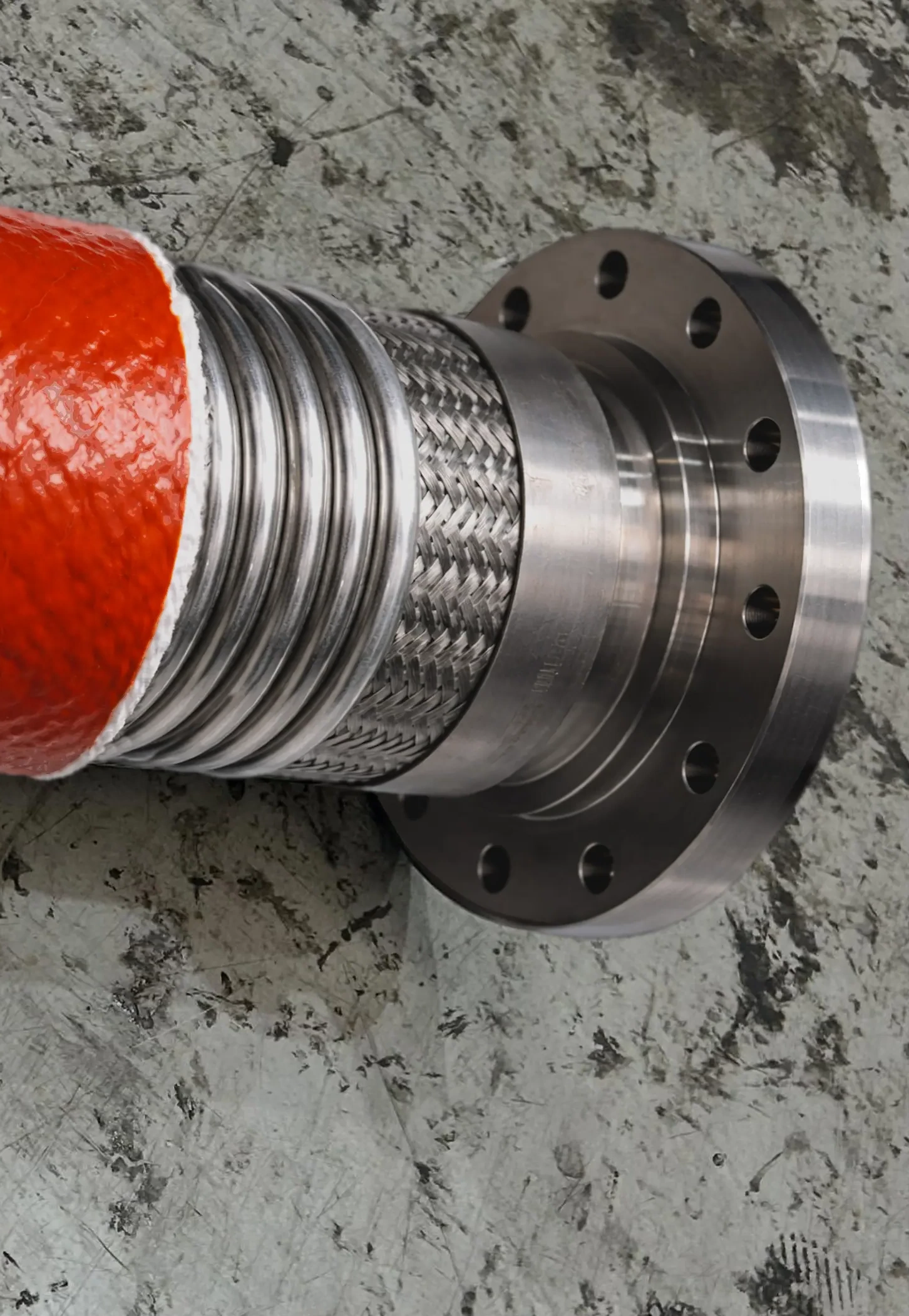 Fire-Safe Pyro Jacketed Metal Hose Installation