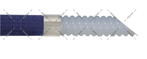 Polypropylene Braid PTFE Convoluted Hose